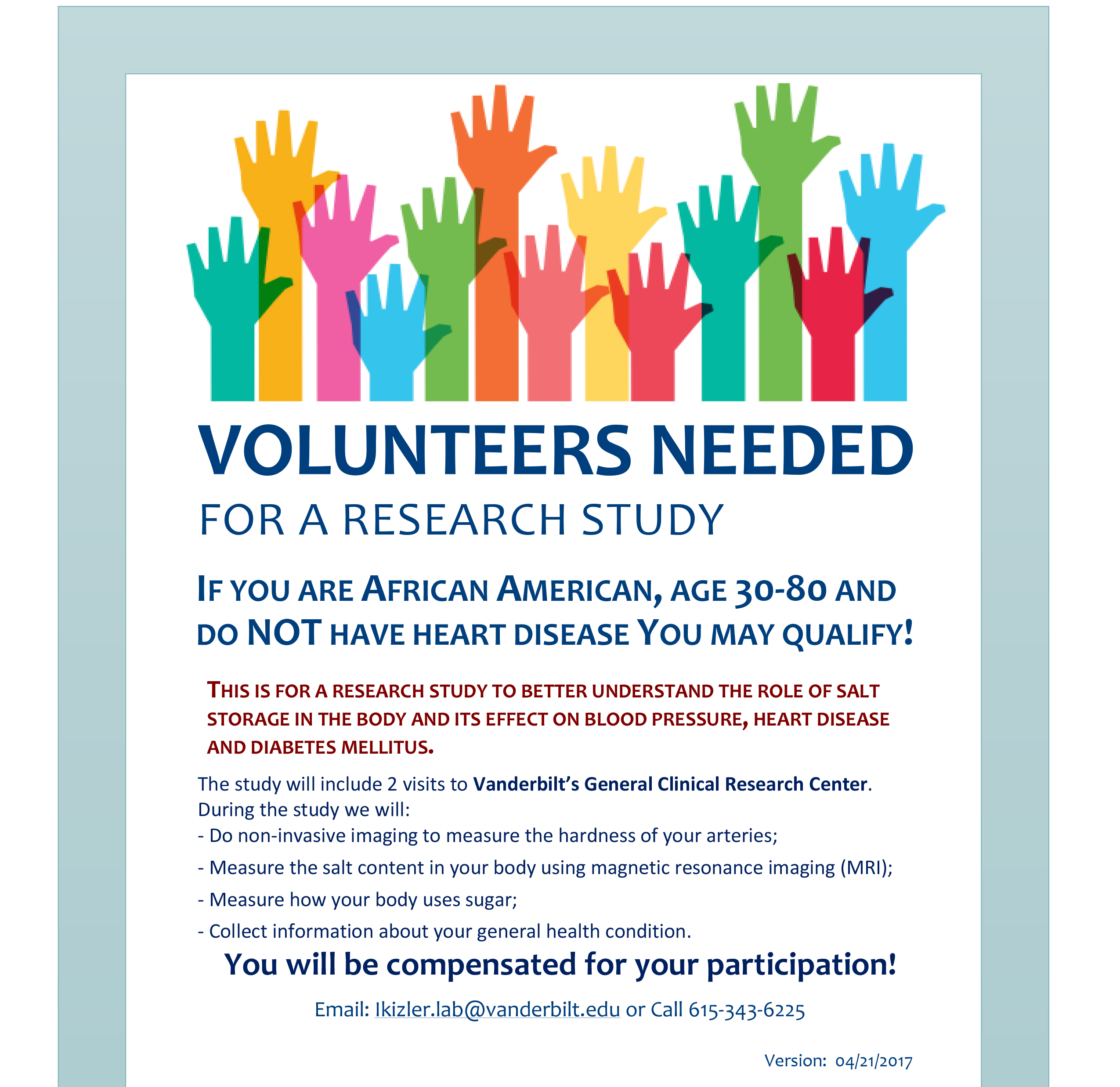 research studies on volunteer