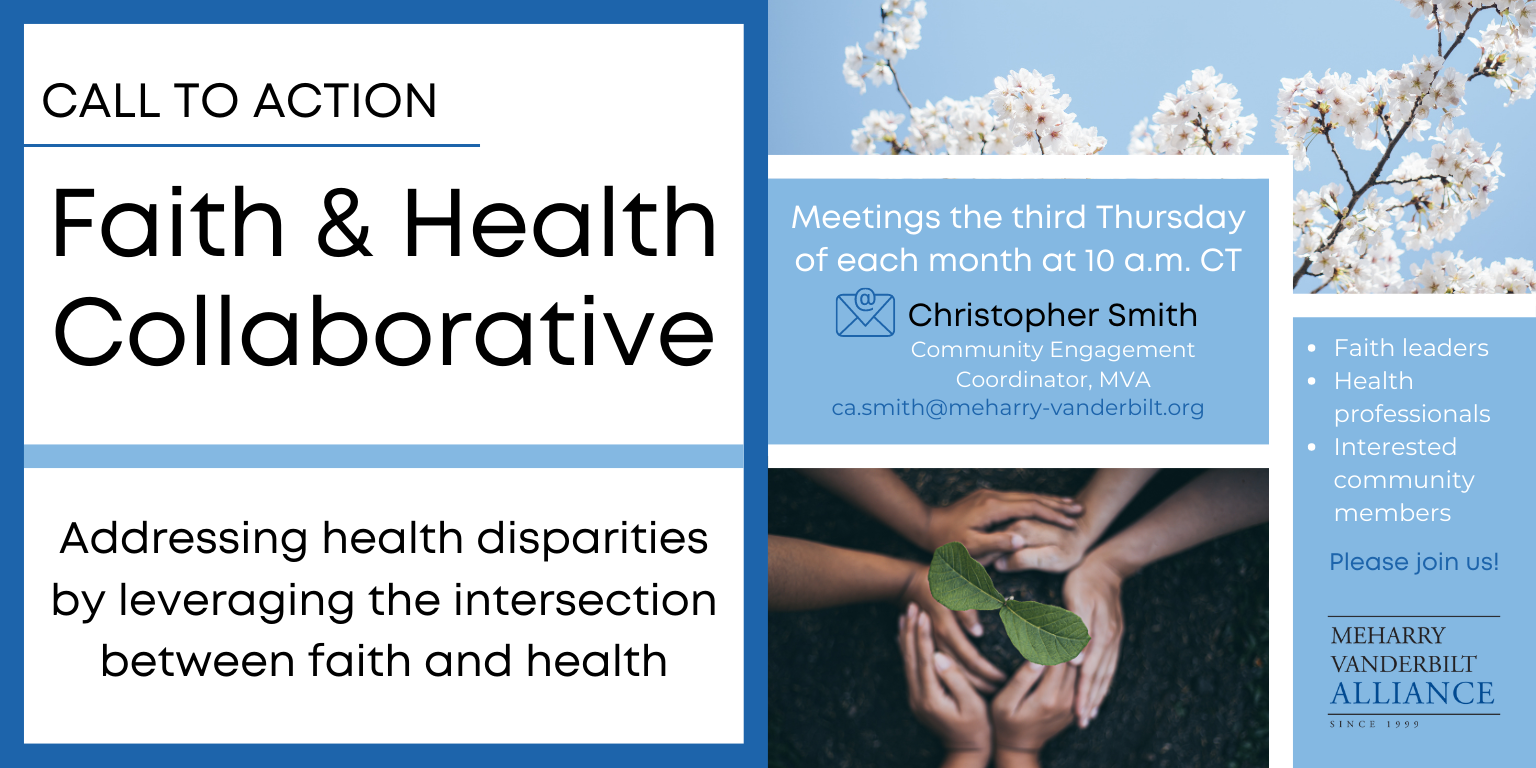 Faith and Health Collaborative overview and call to join