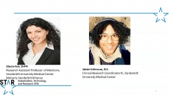 Meharry-Vanderbilt Alliance Research Assistant Professor of Medicine Alecia Fair, DrPH and  Research Coordinator Jabári Ichimura